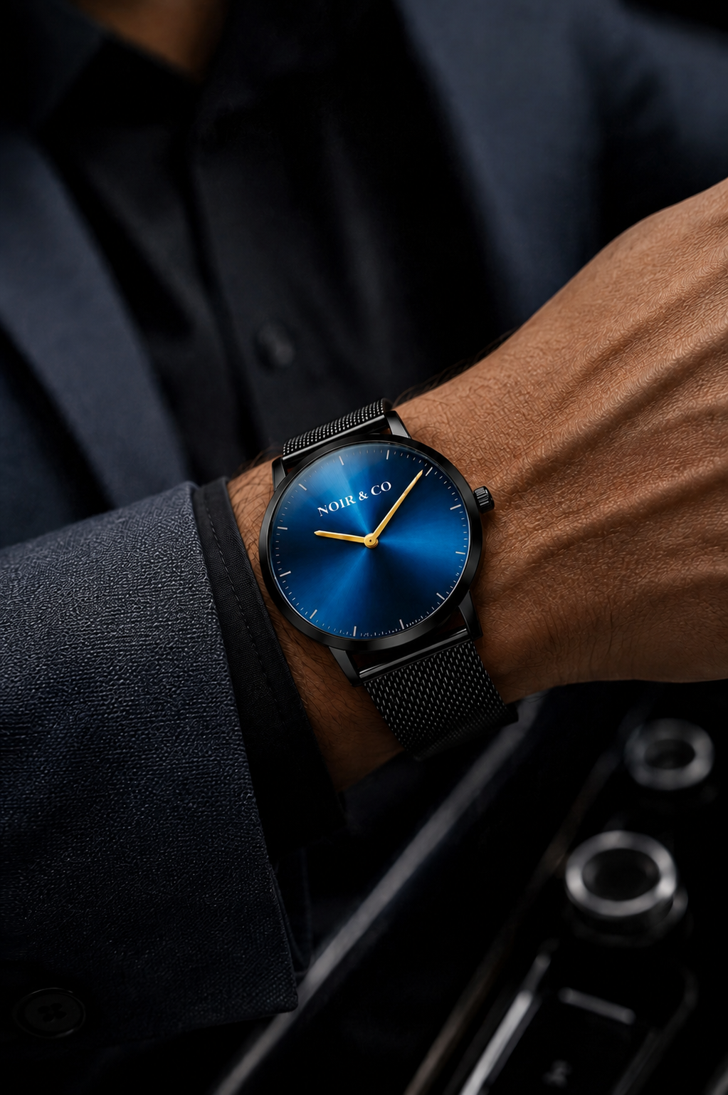 NOIR & CO. AURELIUS BLUE — Quiet luxury. Powerful presence.