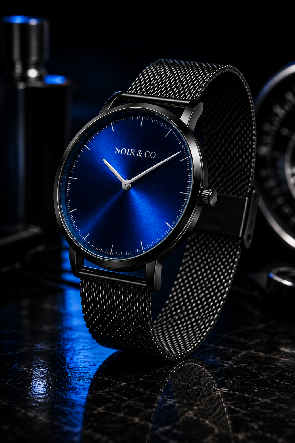 NOIR & CO. AURELIUS BLUE — Quiet luxury. Powerful presence.