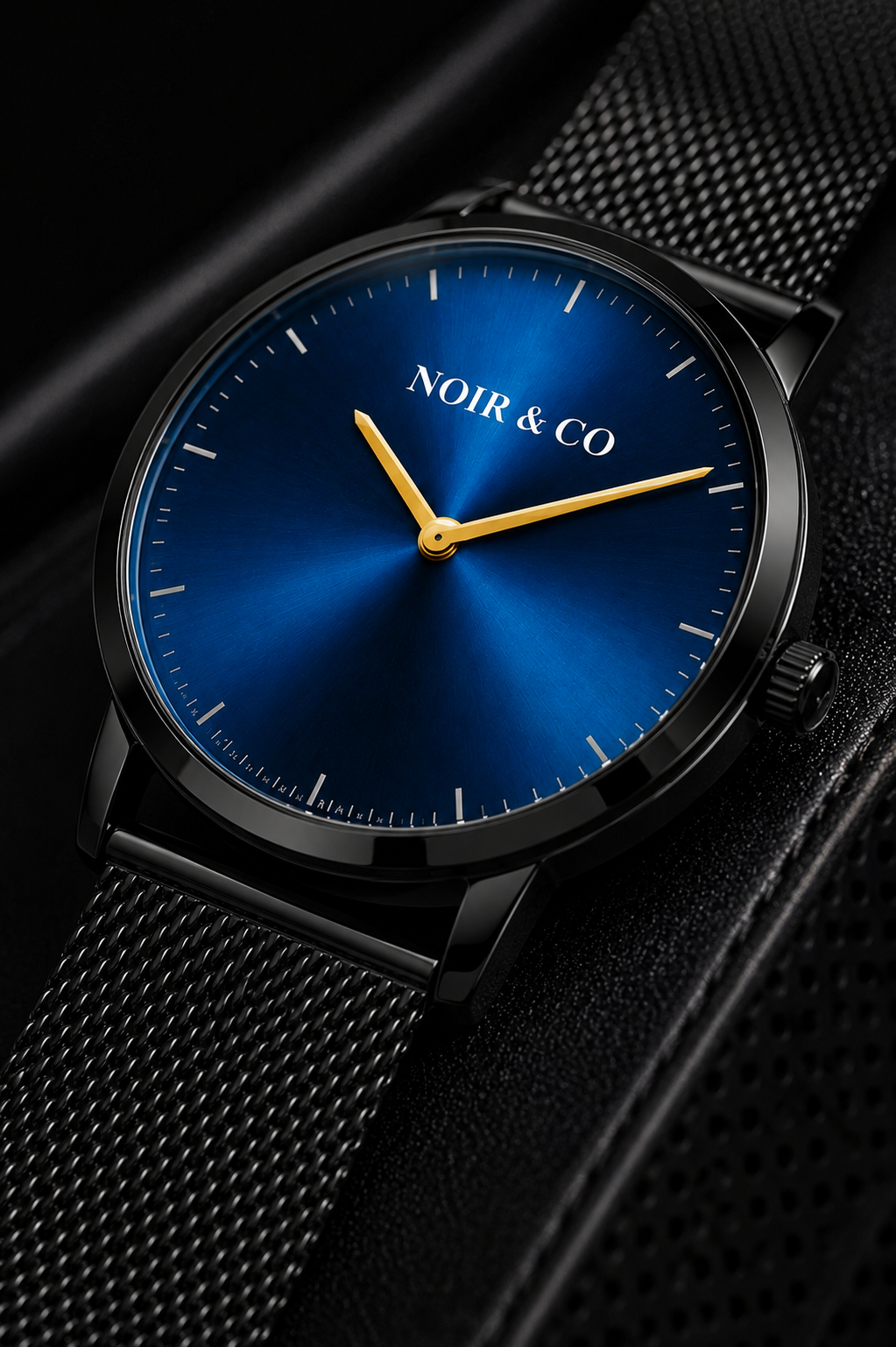 NOIR & CO. AURELIUS BLUE — Quiet luxury. Powerful presence.