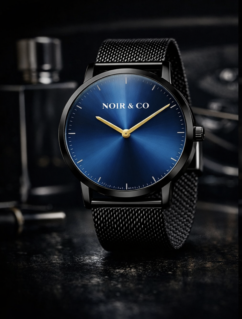 Mesh Belt Men's Watch Creative No Word Two Needles